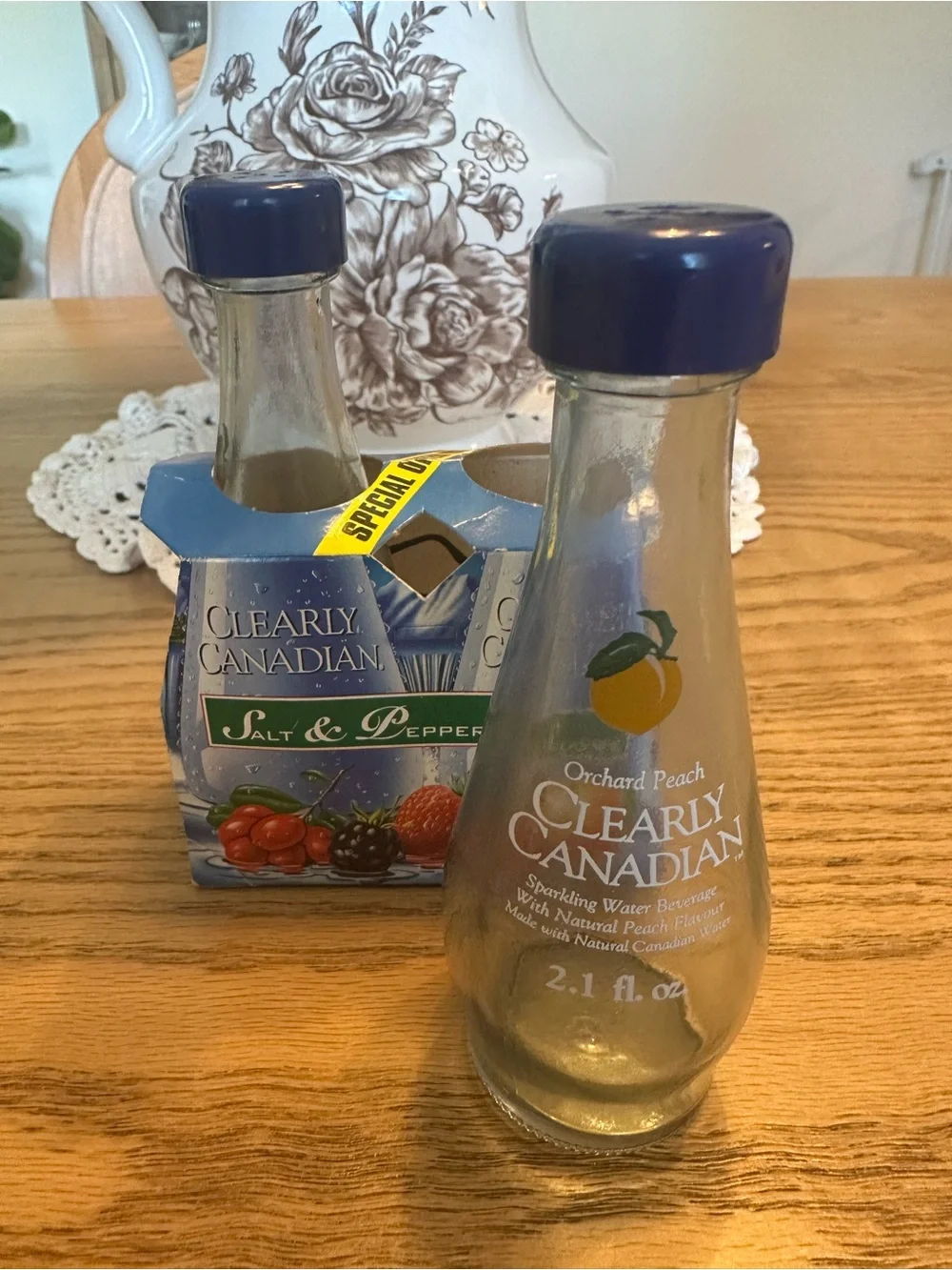 Blue Salt & Pepper Shaker Set